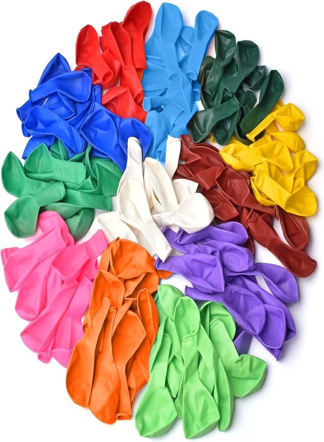 Flyloons Pastel balloons Pack of 50 with Colors Pink, Purple, Blue, Green, Yellow, Orange - Image 1